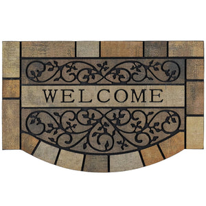 Rubber Outdoor Doormat with Non-Slip Backing