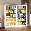 5-Tier Metal Bookcase with Adjustable Shelves