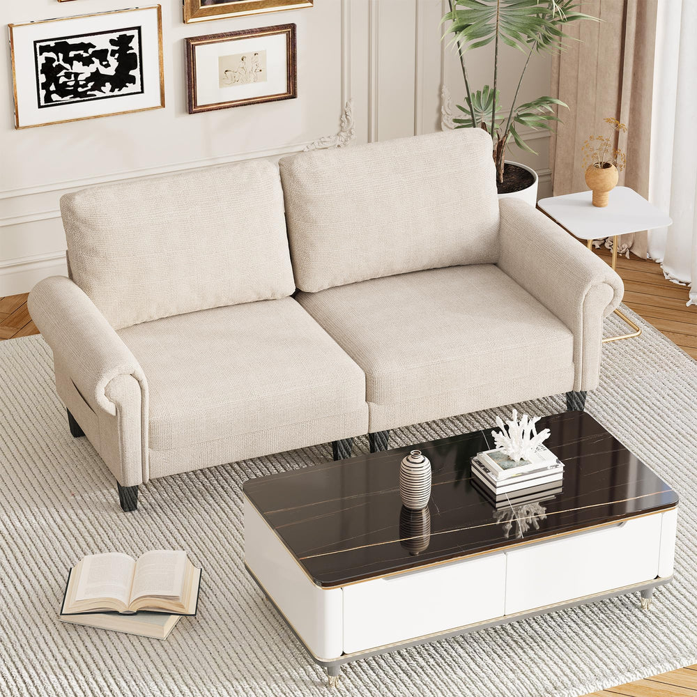 Modular Sectional Loveseat Sofa with Chaise