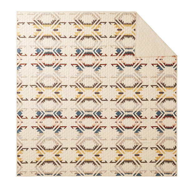 White Sands Cotton Quilt Bedding Set with Shams