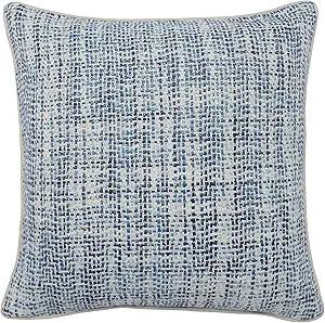 22x22 Handwoven Throw Pillow with Duck Feather Fill