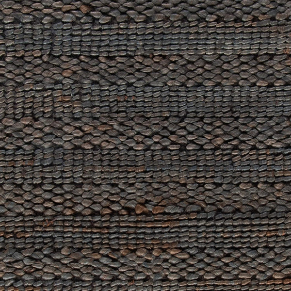 Handmade Jute & Cotton Runner Rug 2'3" x 10' – Charcoal