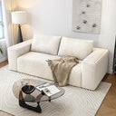Modular Loveseat Sofa with Memory Foam Deep Seat