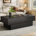 55-Inch Rectangle Wood Coffee Table