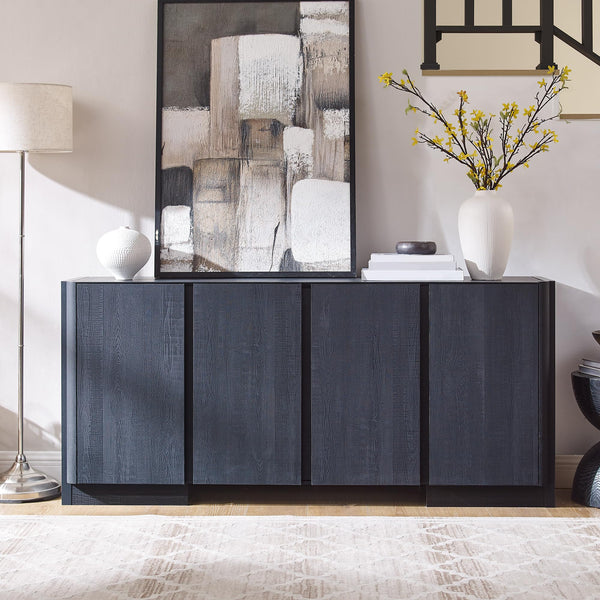 66-Inch Sideboard Buffet Cabinet with Adjustable Shelves
