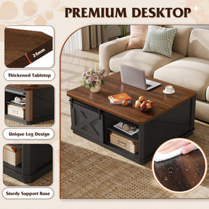 Lift Top Coffee Table with Storage