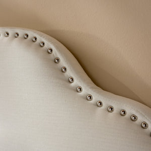 Silas Fabric Headboard – Queen/Full, Ivory