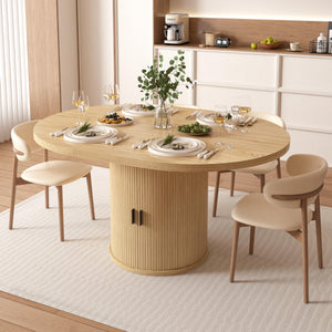 Extendable Dining Table with Storage