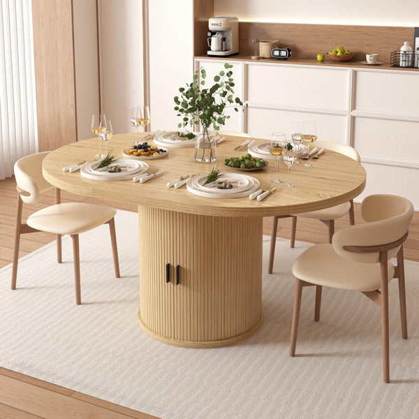 Extendable Dining Table with Storage