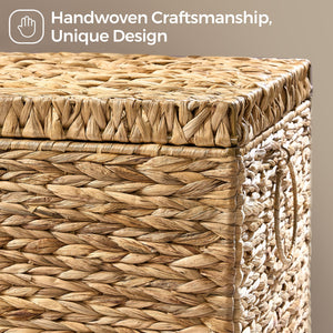 Water Hyacinth Storage Basket with Lid