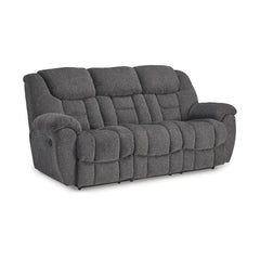 Reclining Sofa & Loveseat Set – Grey Performance Fabric