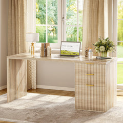 55" Modern Office Desk with Drawer