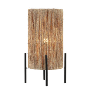 Woven Rattan LED Table Lamp 16.5"