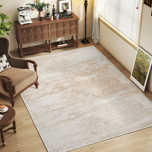 Soft Low-Pile Area Rug 5x7 | Tufted Cotton Backing | Multi-Pattern