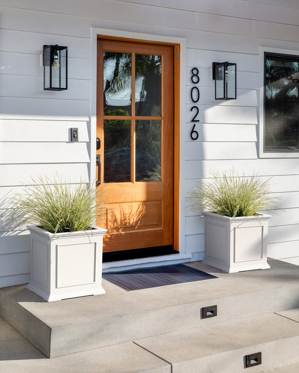 Cube Plastic Planter – Indoor & Outdoor Square Planter Box