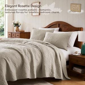 Cotton Quilt Bedding Set with Pillow Shams