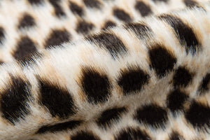 Faux Animal Hide Area Rug – Cheetah Print, Round 7'10"