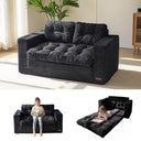 Convertible Sofa Bed – Pull-Out Loveseat Sleeper with Pillows