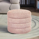 Round Storage Ottoman with Removable Lid