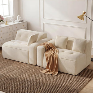 100" Cloud Boneless Loveseat Sofa