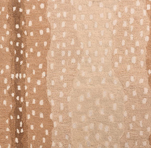 Hand-Tufted Wool Runner Rug – Antelope Pattern