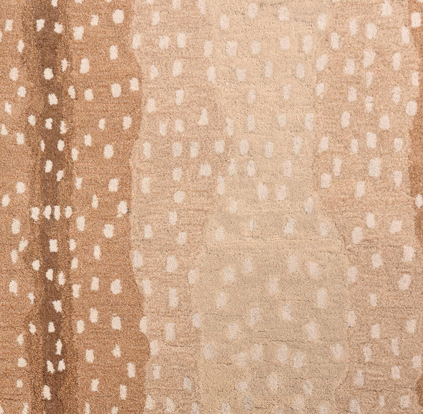 Hand-Tufted Wool Runner Rug – Antelope Pattern