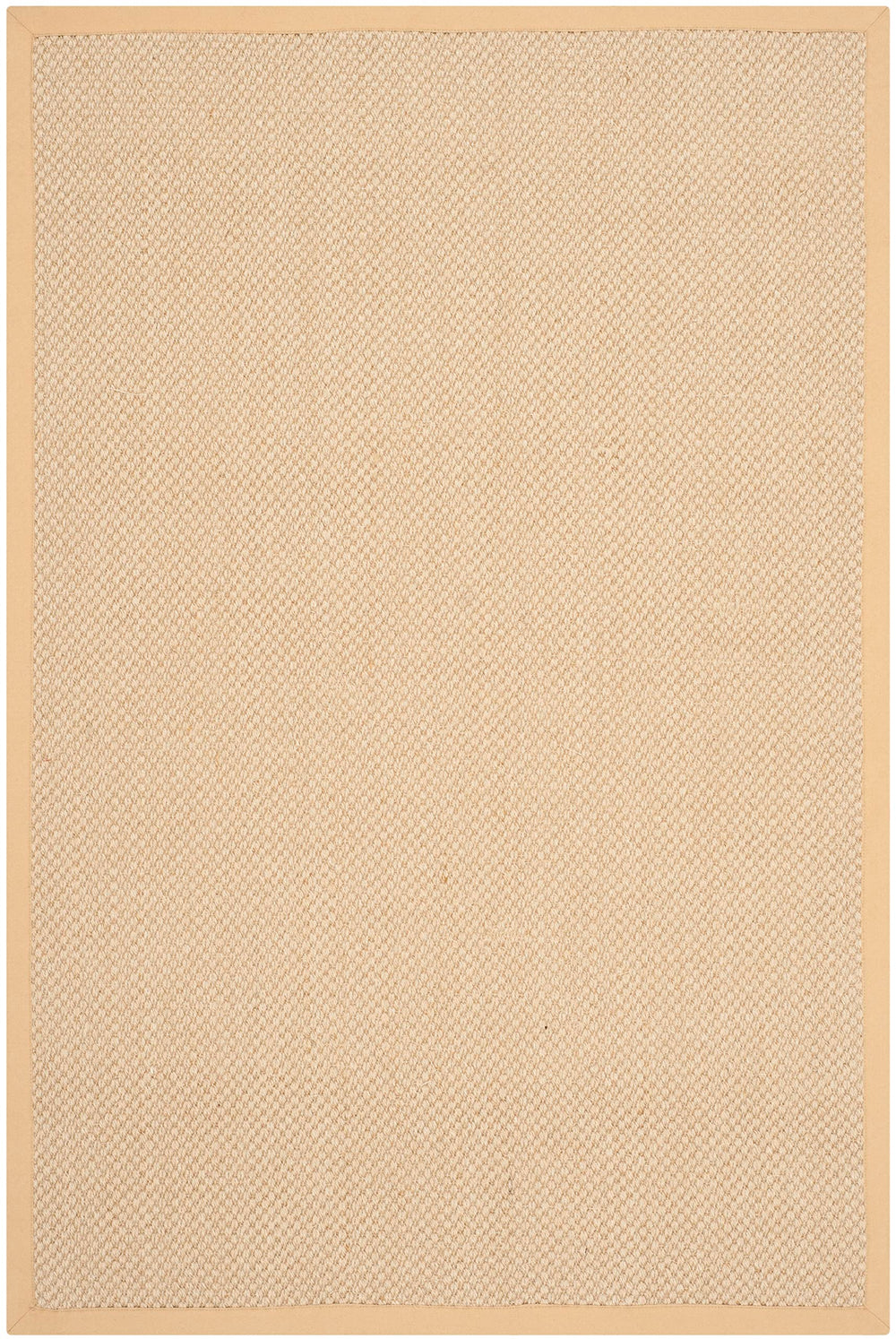 Natural Fiber Sisal Area Rug 3x5 with Fabric Border