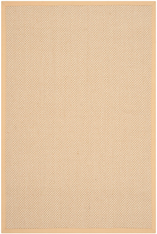 Natural Fiber Sisal Area Rug 3x5 with Fabric Border