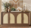 67" Arched Door Sideboard Buffet Cabinet with Storage