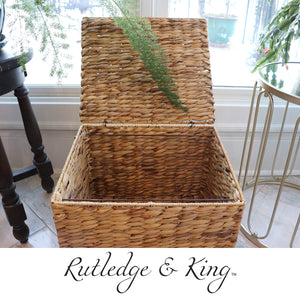 Seagrass Rolling File Cabinet with Wheels
