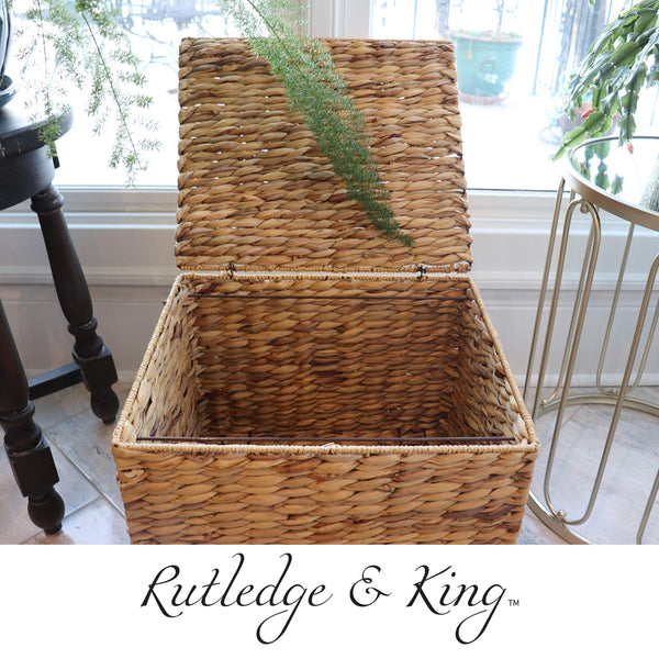 Seagrass Rolling File Cabinet with Wheels