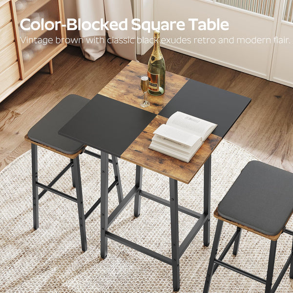 Square Bar Height Pub Table