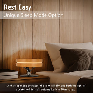 Modern Desk Lamp with Bluetooth Speaker & Wireless Charger