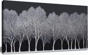 Tree of Life Canvas Wall Art – Colorful Butterfly Landscape, Multiple Sizes