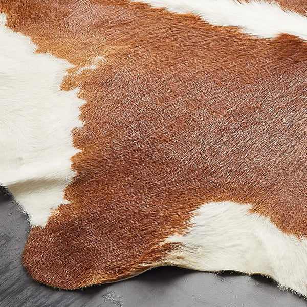 Brown & White Cowhide Area Rug