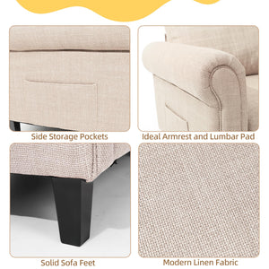 Modular Sectional Loveseat Sofa with Chaise