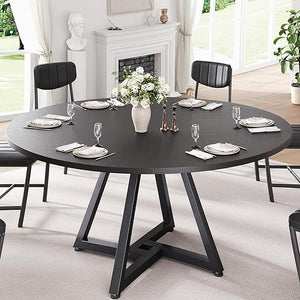 51" Round Dining Table for 6-8