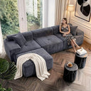 119" Modular Sectional Sofa with Deep Seat & Chaise
