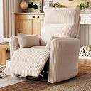 360 Swivel Recliner Nursery Glider Chair with Pillows