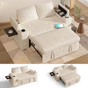 65" Convertible Loveseat Sleeper Sofa with Pull-Out Bed
