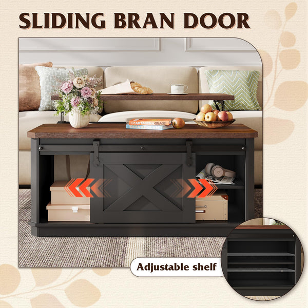 Lift Top Coffee Table with Storage