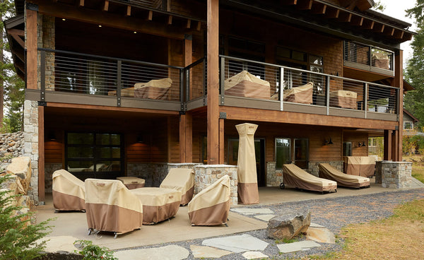 Waterproof V-Shape Patio Sectional Set Cover