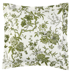 Jardin Toile Cotton Percale Pillow Sham