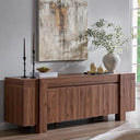 70" Farmhouse TV Stand with Storage Cabinet