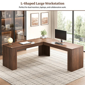 L-Shaped Corner Desk 71"