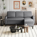 L-Shaped Modular Sectional Sofa with Oversized Chaise & Cloud Foam