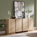 66-Inch Sideboard Buffet Cabinet with Adjustable Shelves