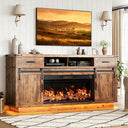 70" Fireplace TV Stand with 36" Electric Fireplace
