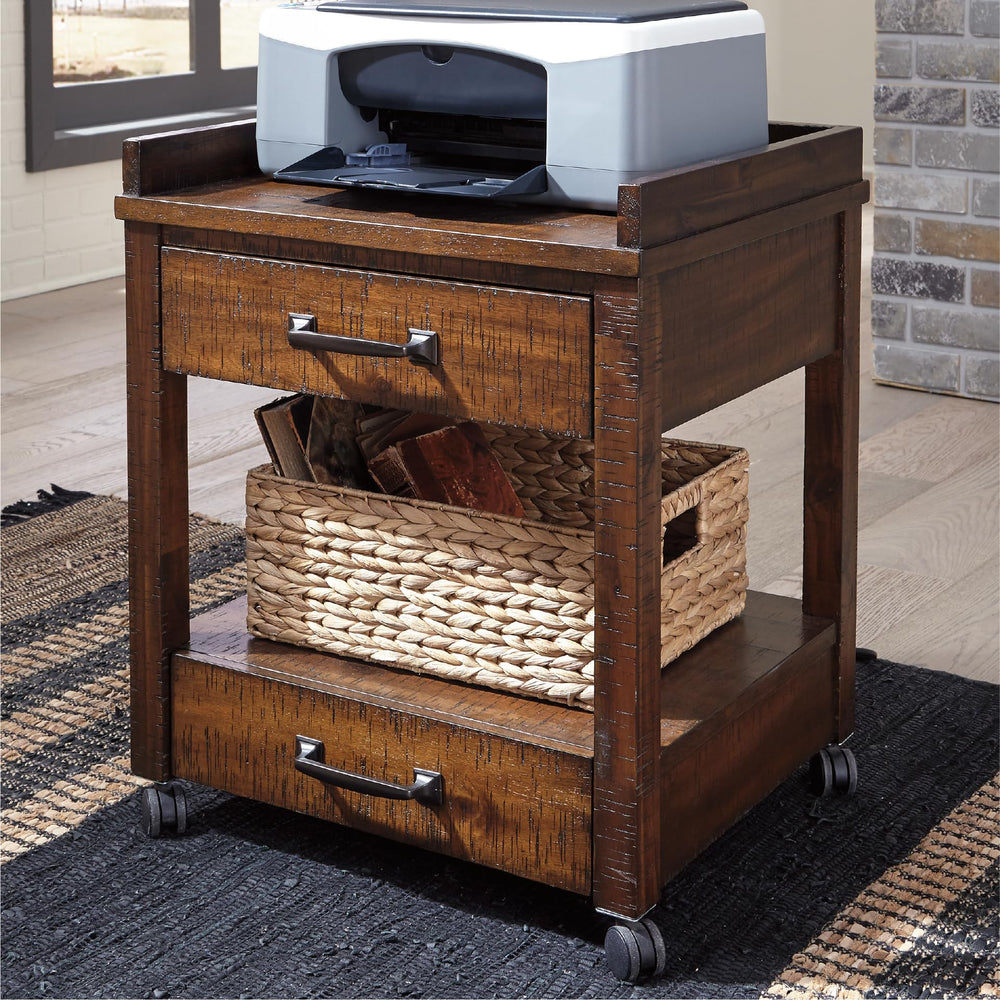 Printer Stand with Drawers, Shelves, Outlets & USB Ports