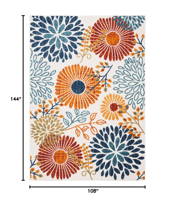 9x12 Indoor Outdoor Area Rug – Stain-Resistant Polypropylene